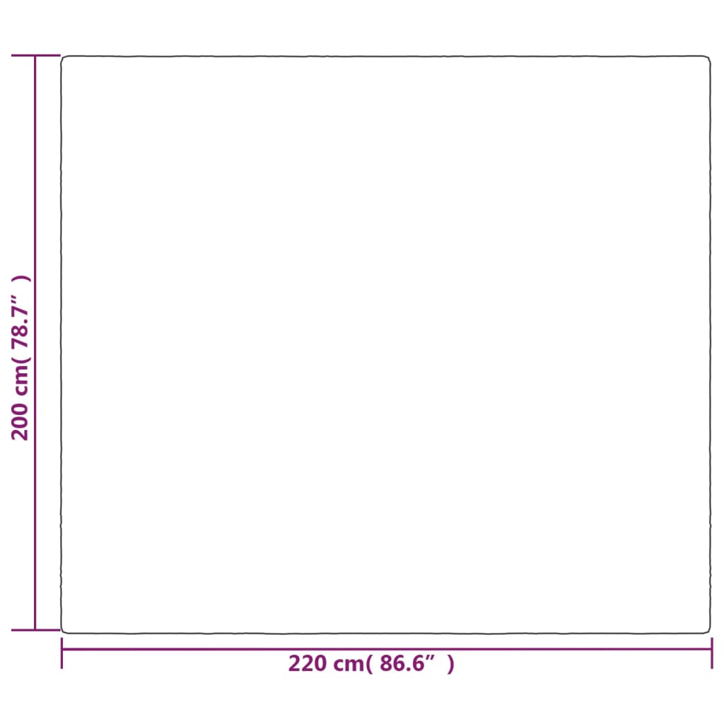 vidaXL Κουβέρτα Βαρύτητας με Κάλυμμα Γκρι 200x220 εκ. 9 κ. Υφασμάτινη