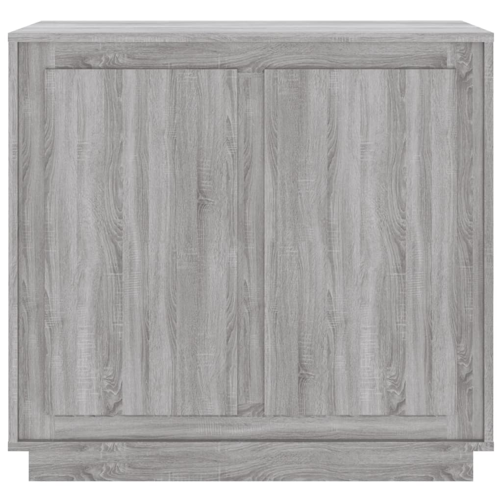 vidaXL Ντουλάπι Γκρι Sonoma 80x34x75 εκ. από Επεξεργασμένο Ξύλο