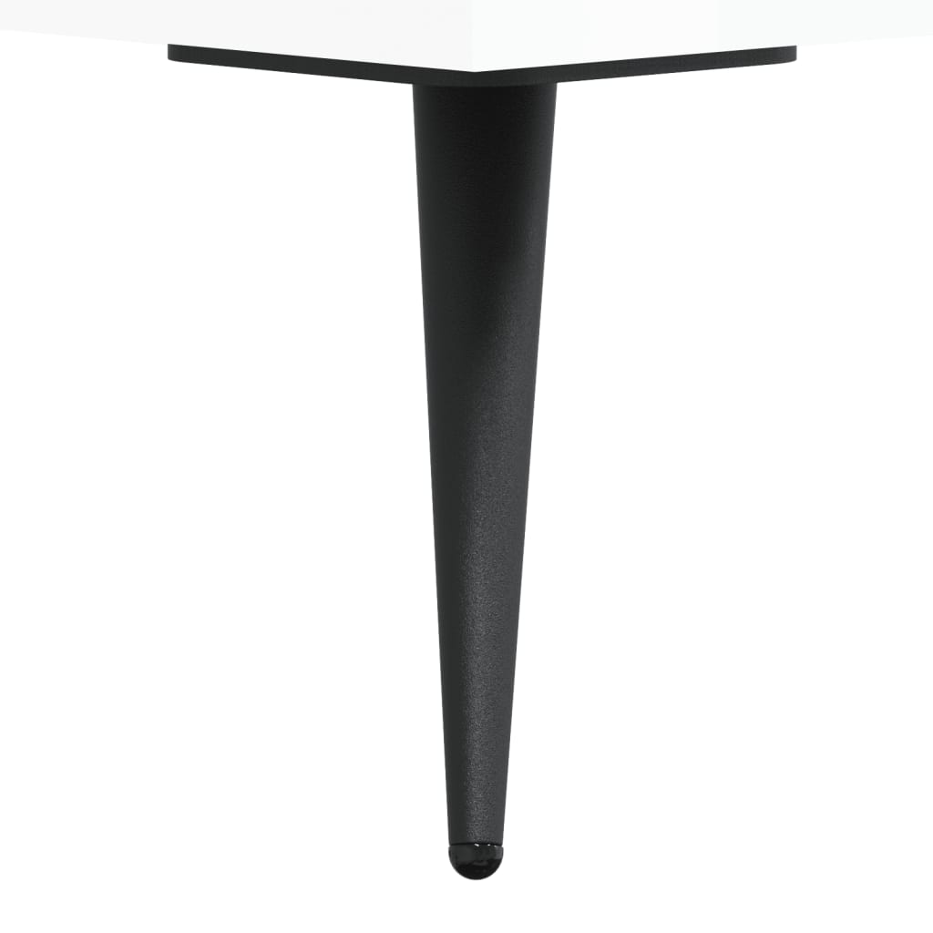 vidaXL Ντουλάπι Γυαλιστερό Λευκό 34,5x34x90 εκ. Επεξεργασμένο Ξύλο