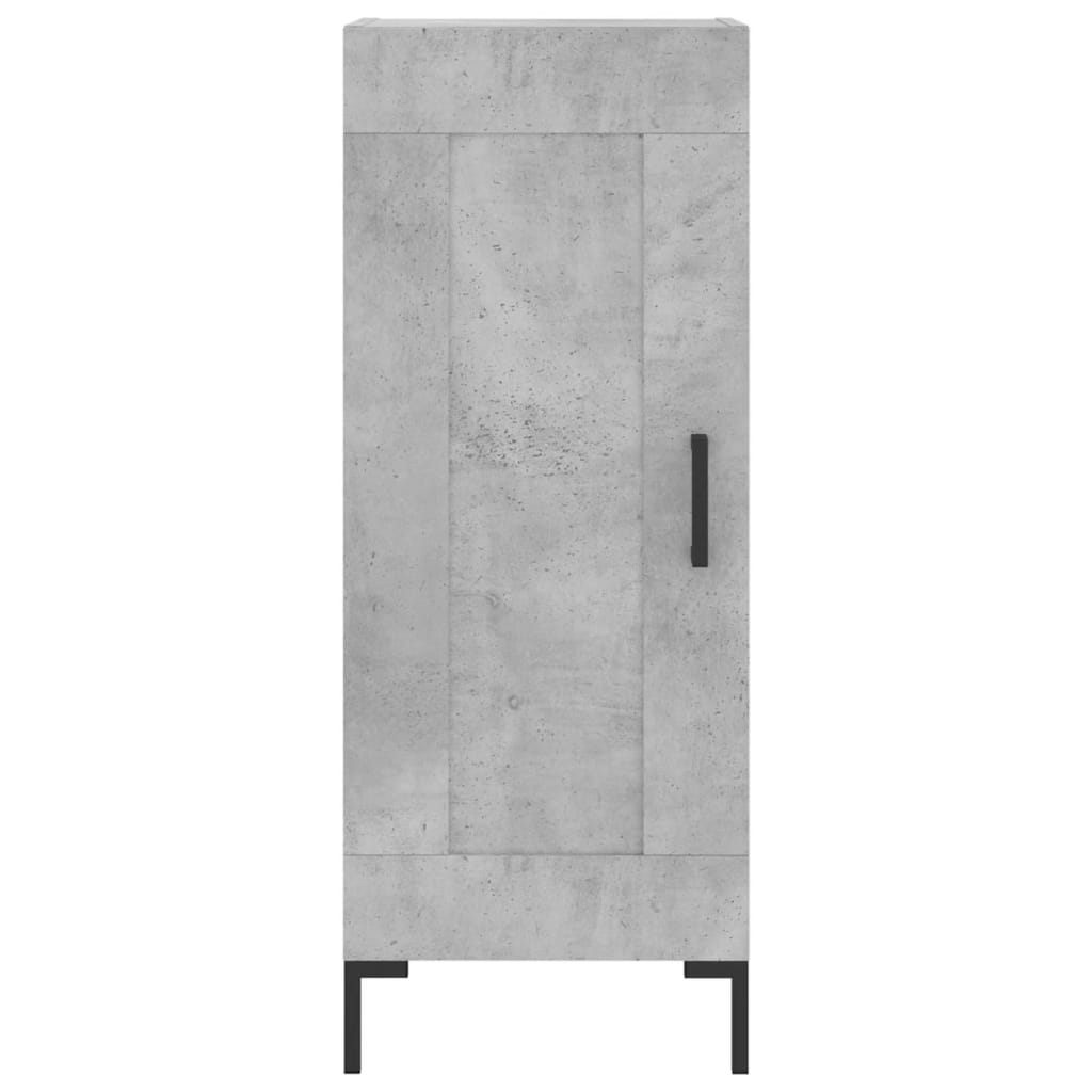 vidaXL Ντουλάπι Γκρι Σκυροδέματος 34,5x34x90 εκ. Επεξεργασμένο Ξύλο