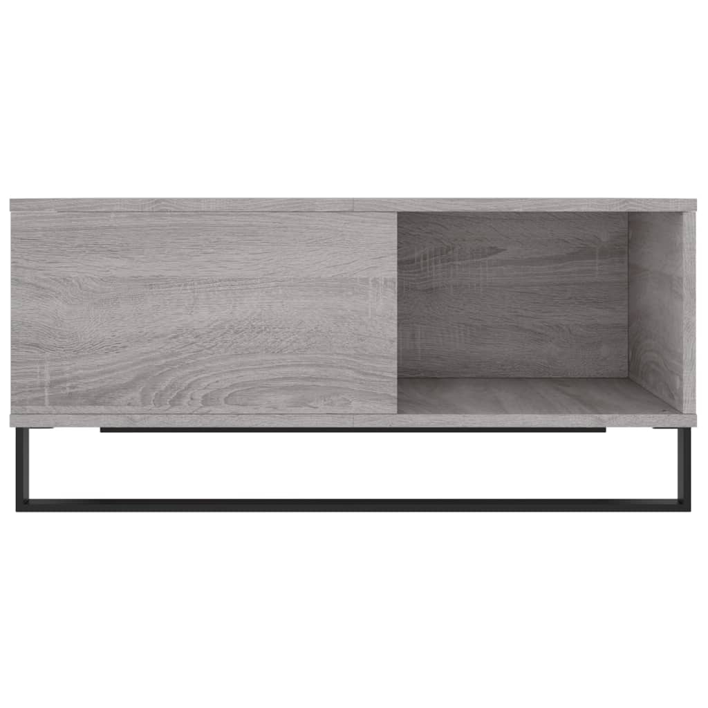 vidaXL Τραπεζάκι Σαλονιού Γκρι Sonoma 80x80x36,5εκ. Επεξεργασμένο Ξύλο