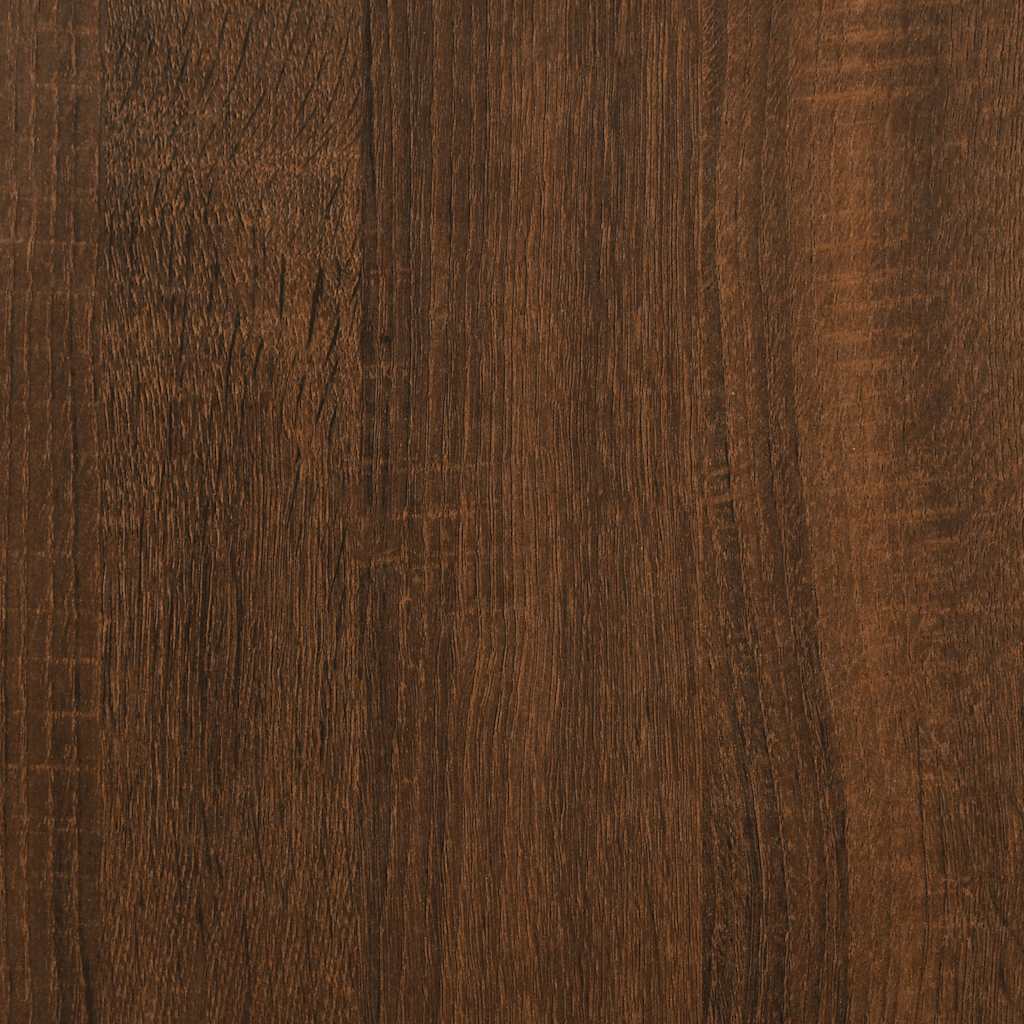 vidaXL Ντουλάπια 2 τεμ. Καφέ Δρυς 40x35x70 εκ. από Επεξεργασμένο Ξύλο