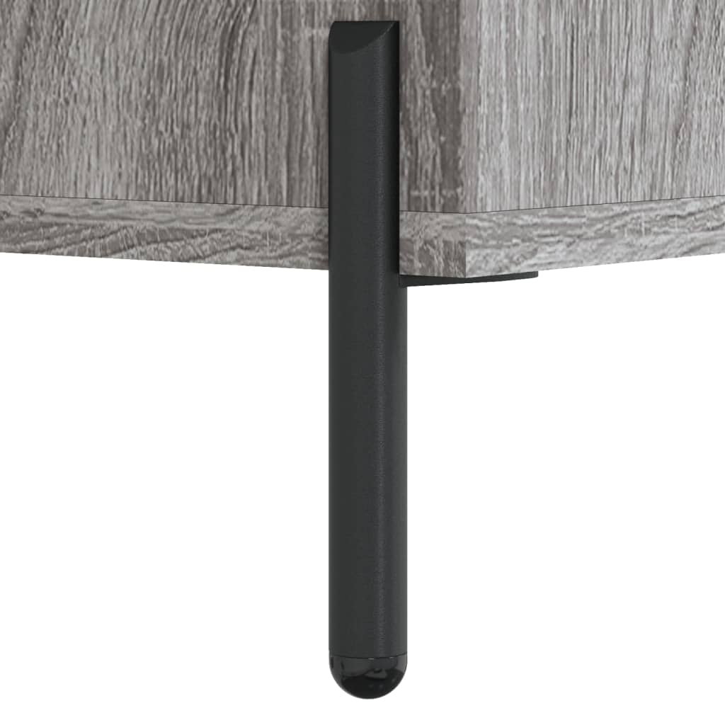 vidaXL Κομοδίνα 2 τεμ. Γκρι Sonoma 40 x 35 x 47,5 εκ. Επεξεργ. Ξύλο