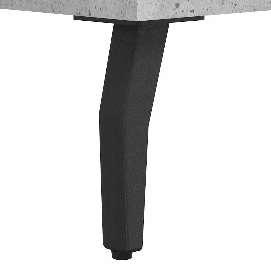 vidaXL Κομοδίνα 2 τεμ. Γκρι Σκυροδεμ. 40 x 35 x 47,5 εκ. Επεξεργ. Ξύλο