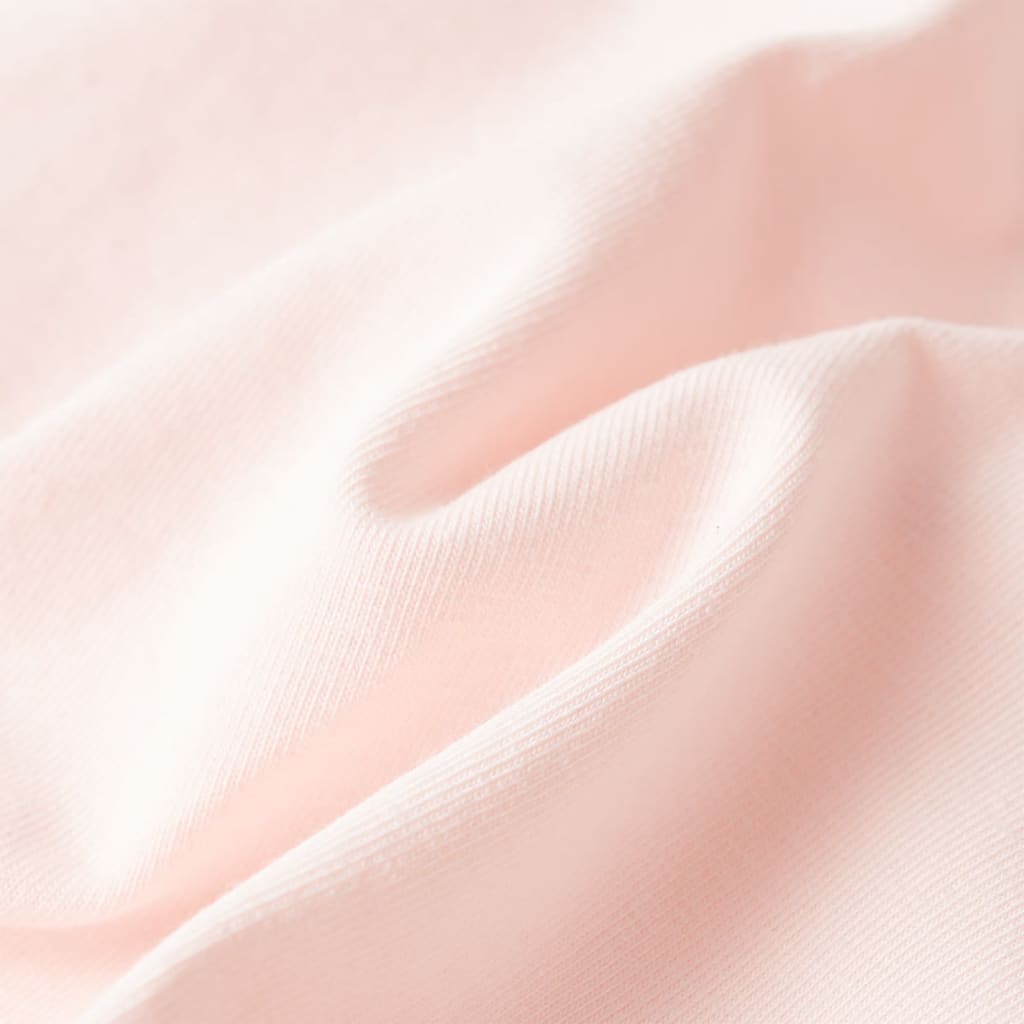 Μπλουζάκι Παιδικό Μανίκια με Βολάν Απαλό Ροζ 128