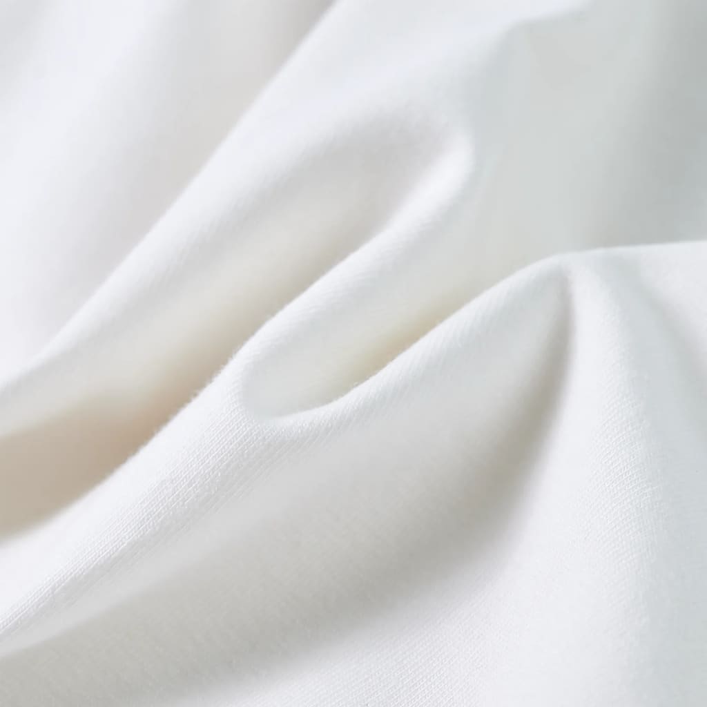 Μπλουζάκι Παιδικό με Βολάν Μανίκια Εκρού 140