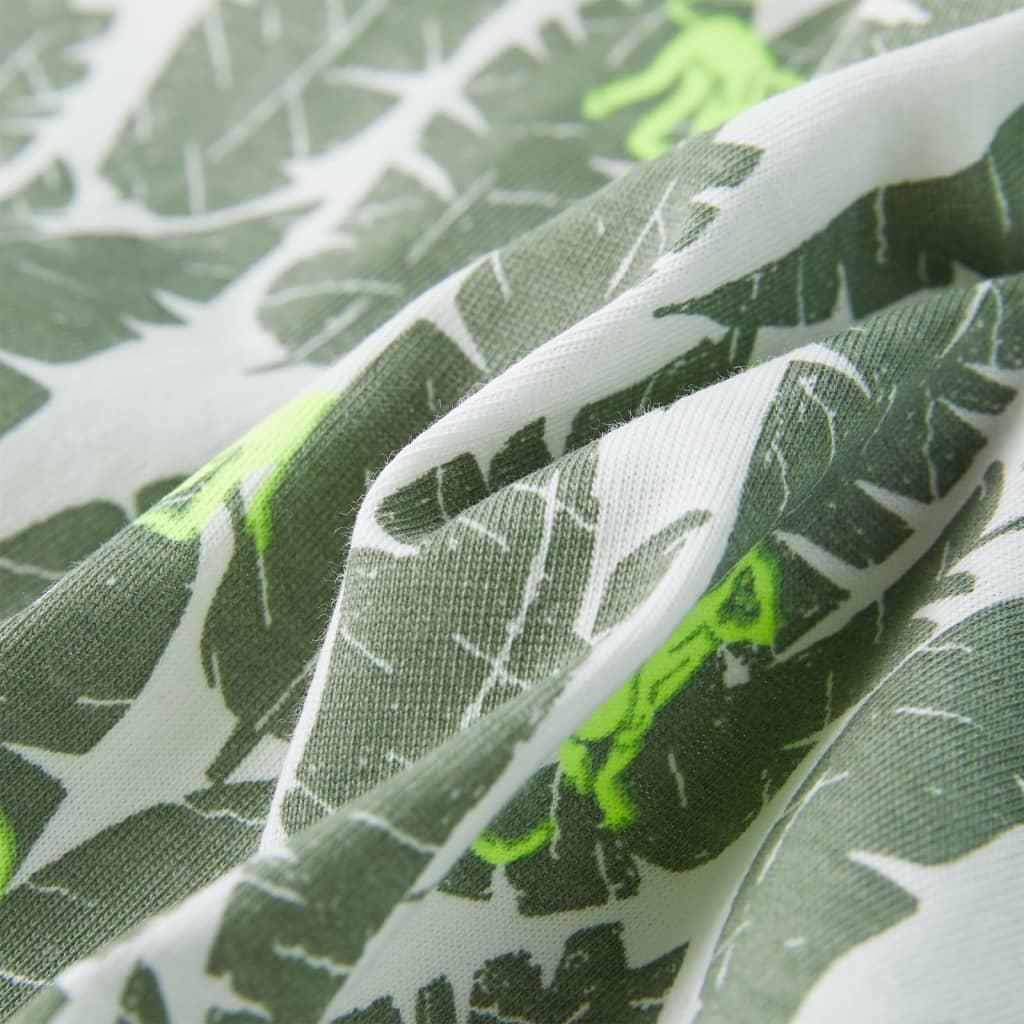 Μπλουζάκι Παιδικό Εκρού και Σκούρο Χρώμα Κισσού 104