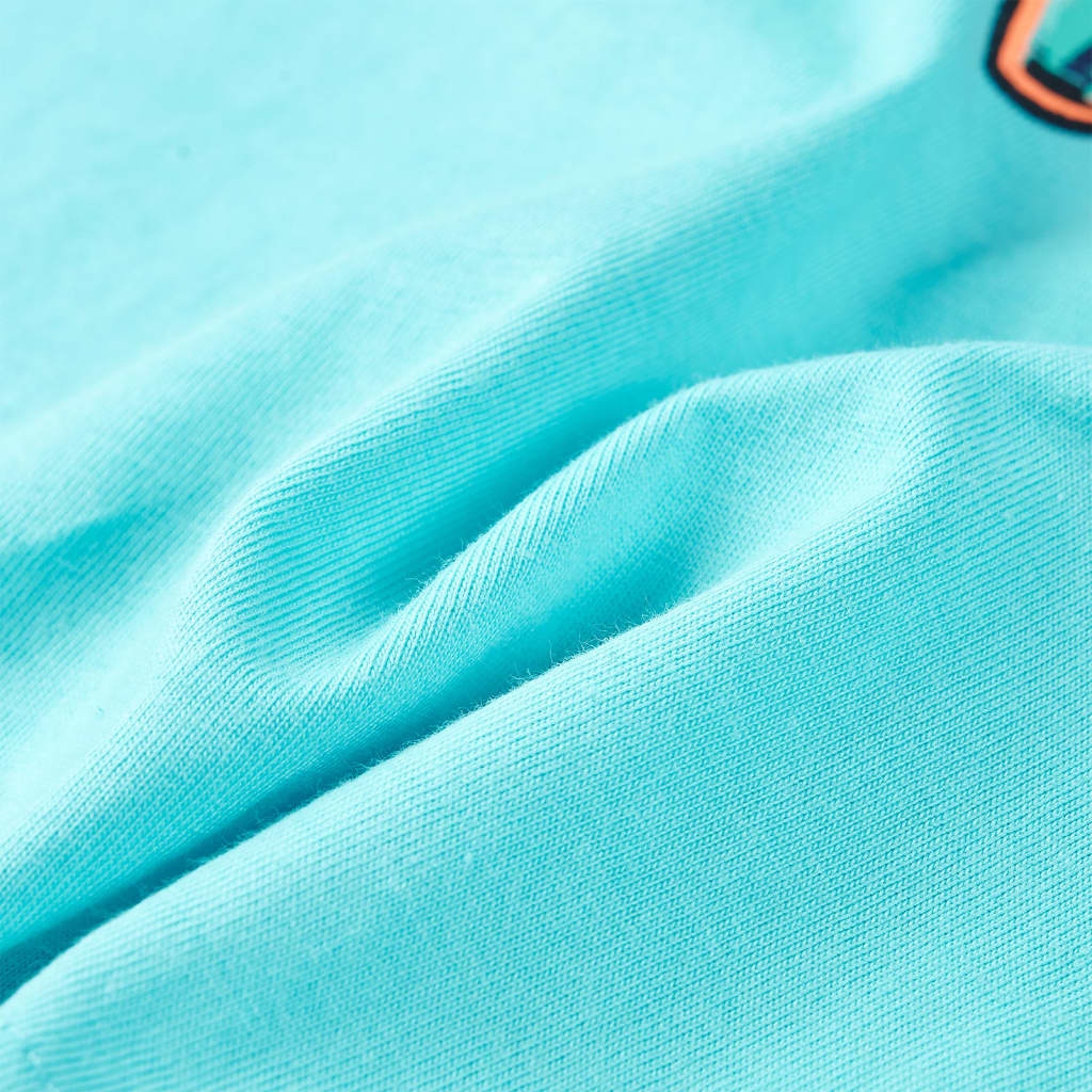 Μπλουζάκι Παιδικό Κοντομάνικο Χρώμα Άκουα 116