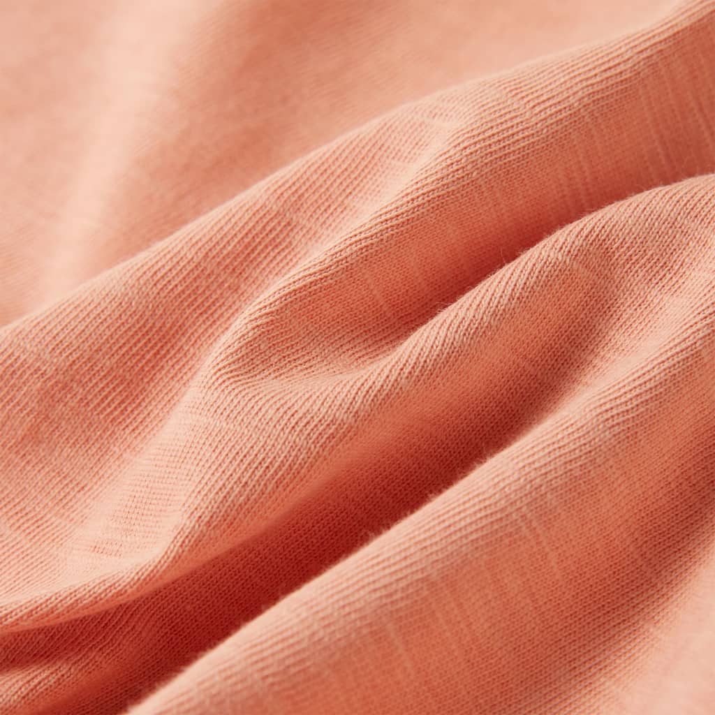 Μπλουζάκι Παιδικό Κοντομάνικο Ανοιχτό Πορτοκαλί 116