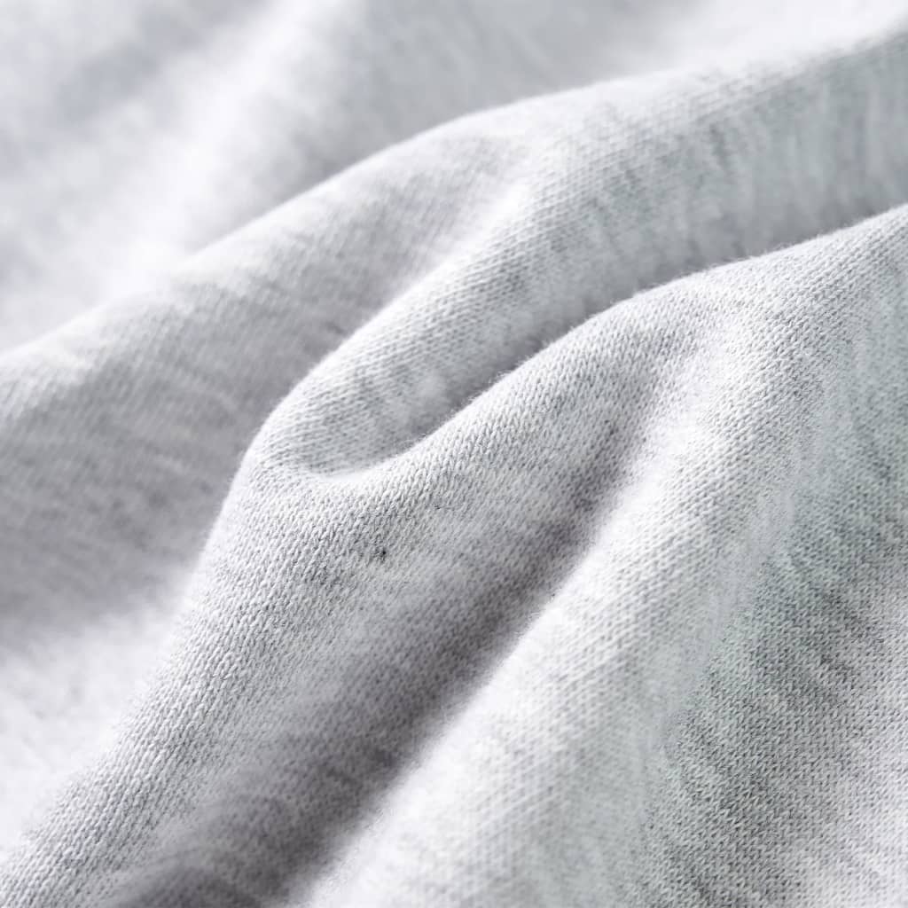 Φούτερ Παιδικό με Κουκούλα Γκρι Μελανζέ & Πορτοκαλί 140