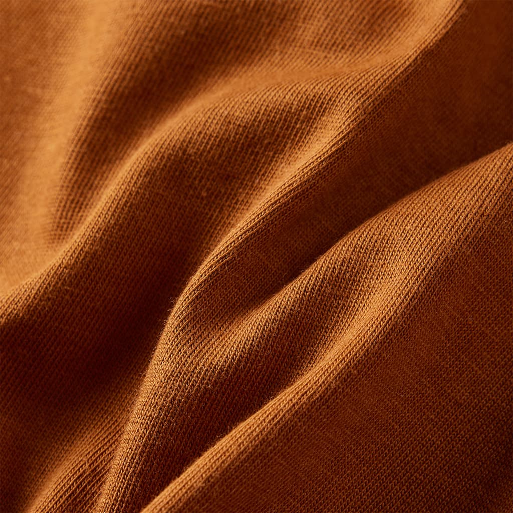 Μπλουζάκι Παιδικό Μακρυμάνικο Κονιάκ 116