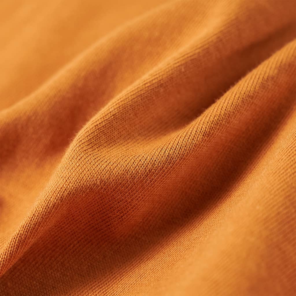 Μπλουζάκι Παιδικό Μακρυμάνικο Σκούρα Ώχρα 116