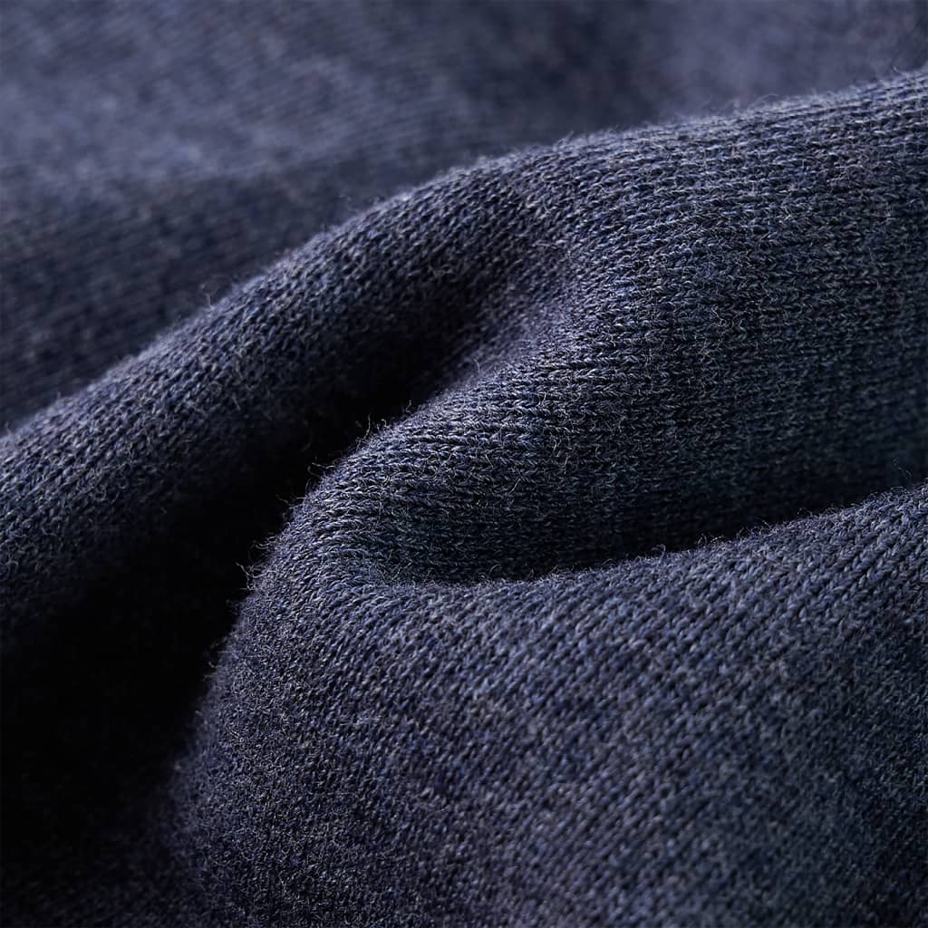 Ζακέτα Φούτερ Παιδική με Κουκούλα/Φερμουάρ Σκούρο Μπλε Μελανζέ 128