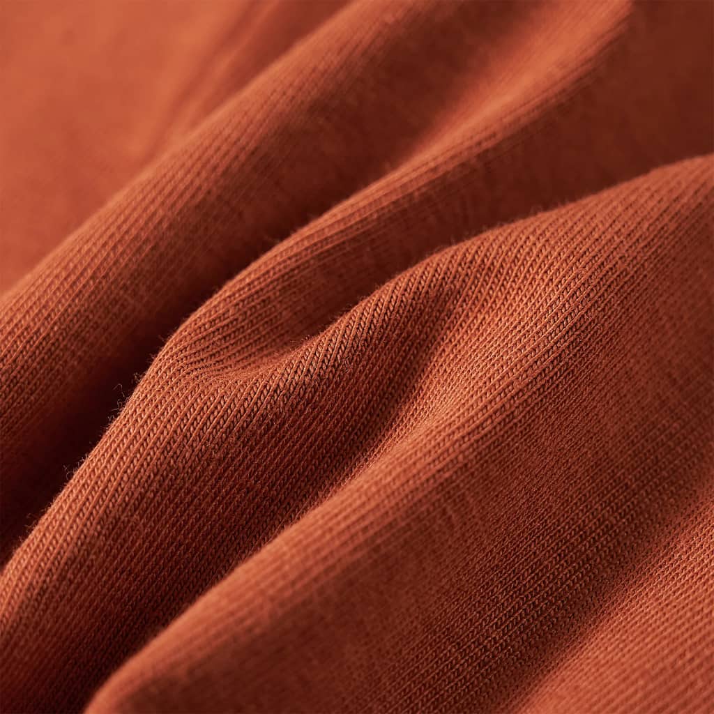 Μπλουζάκι Παιδικό Μακρυμάνικο Κονιάκ 116