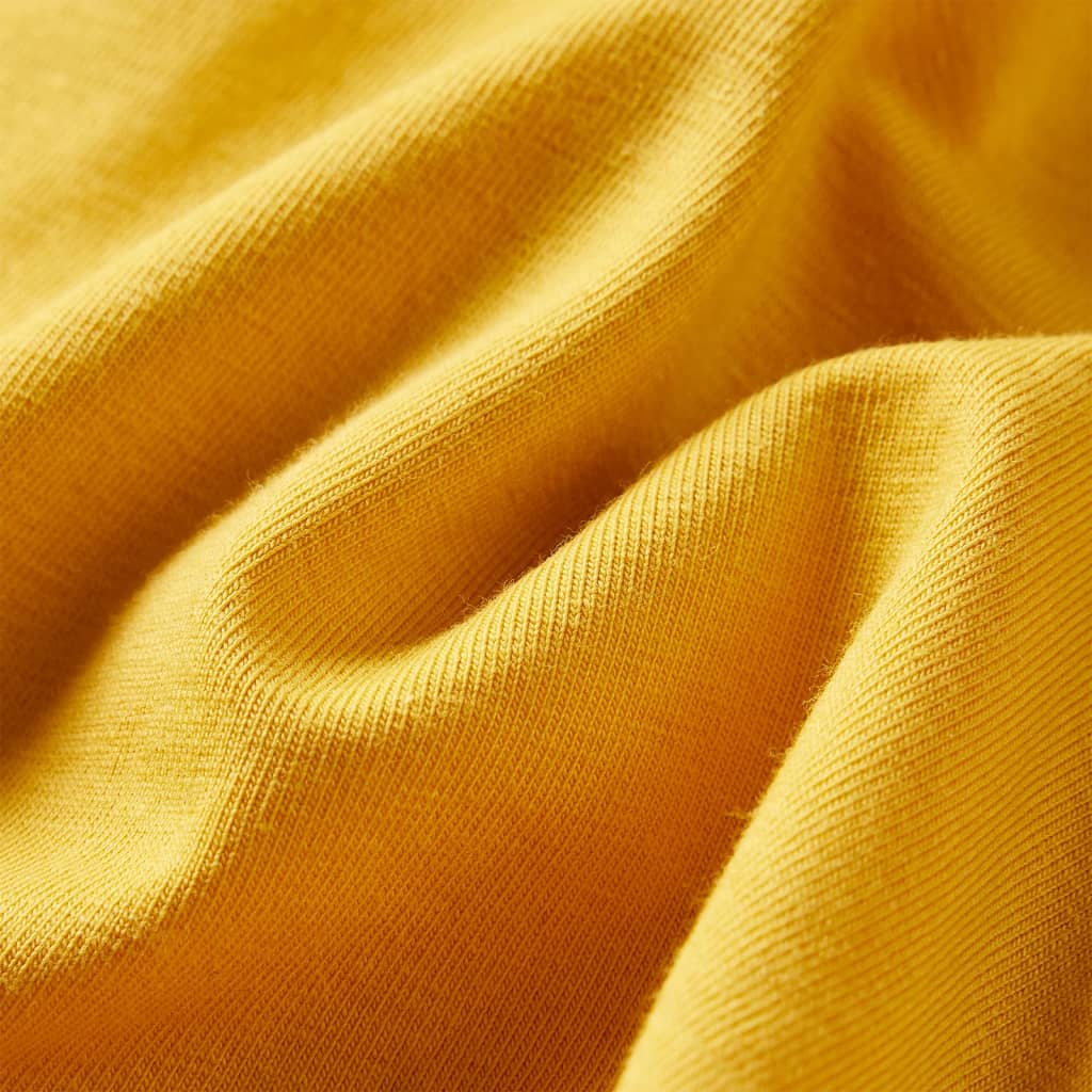 Μπλουζάκι Παιδικό Μακρυμάνικο Ώχρα 140