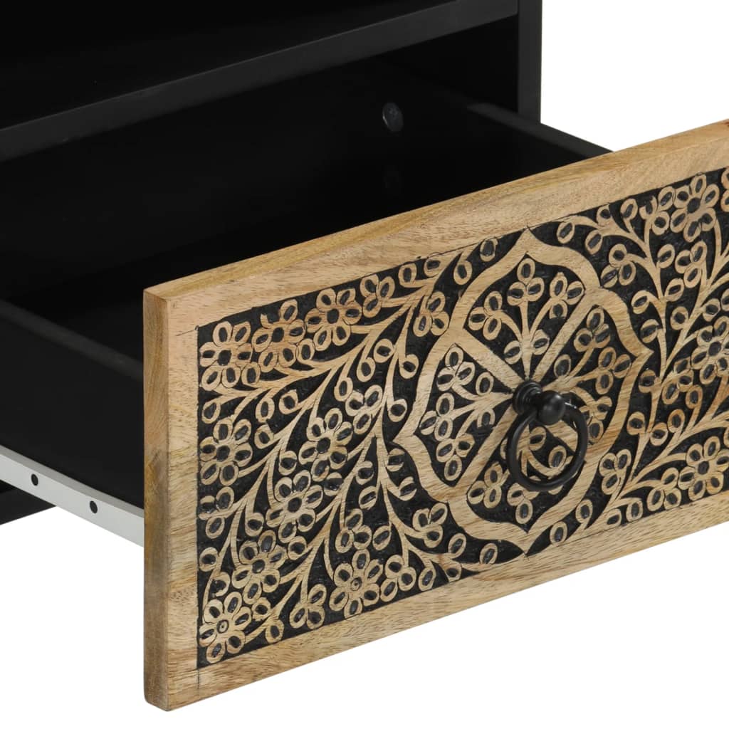 vidaXL Κομοδίνα 2 τεμ. 40 x 33 x 46 εκ. από Μασίφ Ξύλο Μάνγκο