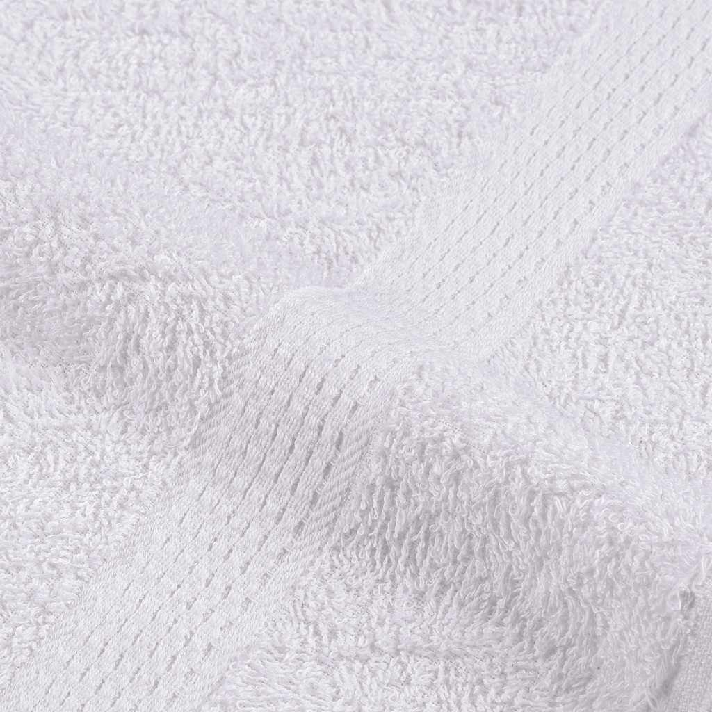 vidaXL Πετσέτες Μπάνιου FROGN 2 τεμ. Λευκές 70x140 εκ. 360 γρ./τ.μ.
