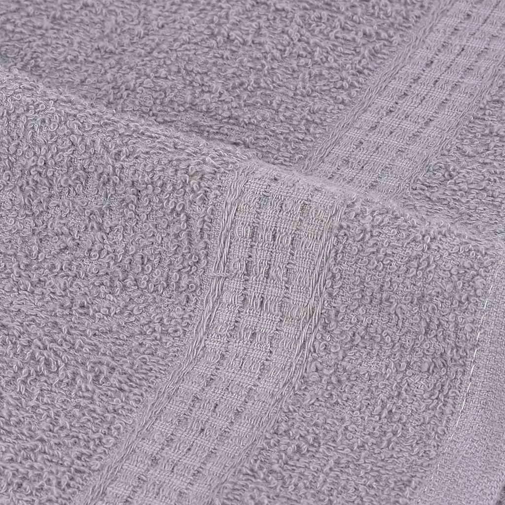 vidaXL Πετσέτες 2 τεμάχια Γκρι 100x200 εκ. 360 γρ/μ² 100% βαμβάκι