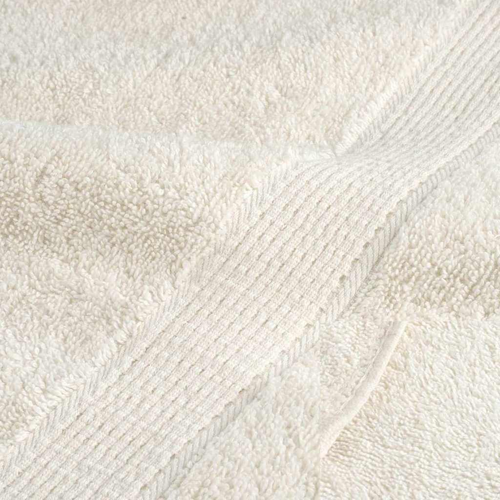 vidaXL Πετσέτα Επισκεπτών SOLUND 4 pcs Κρεμ 15 x 21 cm 550 gsm