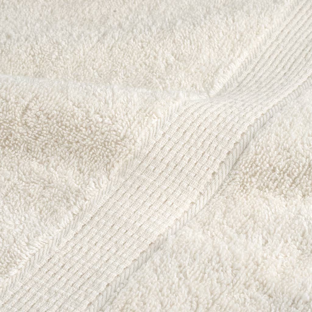 vidaXL Παντόφλες Premium SOLUND 2 τεμ. Κρεμ 30x30 εκ. 600 γρ./τ.μ.