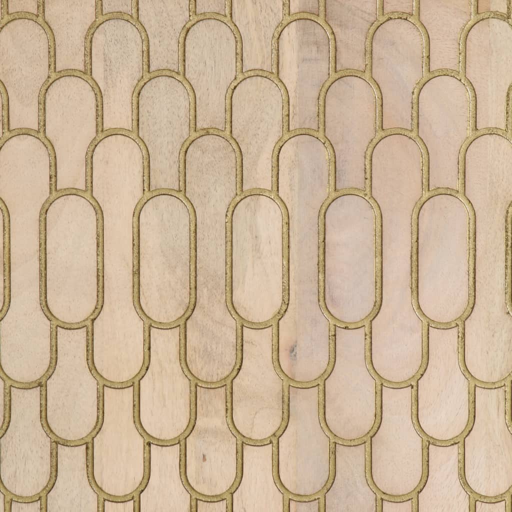 vidaXL Βοηθητικά Ντουλάπια 3 Τεμ. 60x33x75 εκ. από Μασίφ Ξύλο Μάνγκο