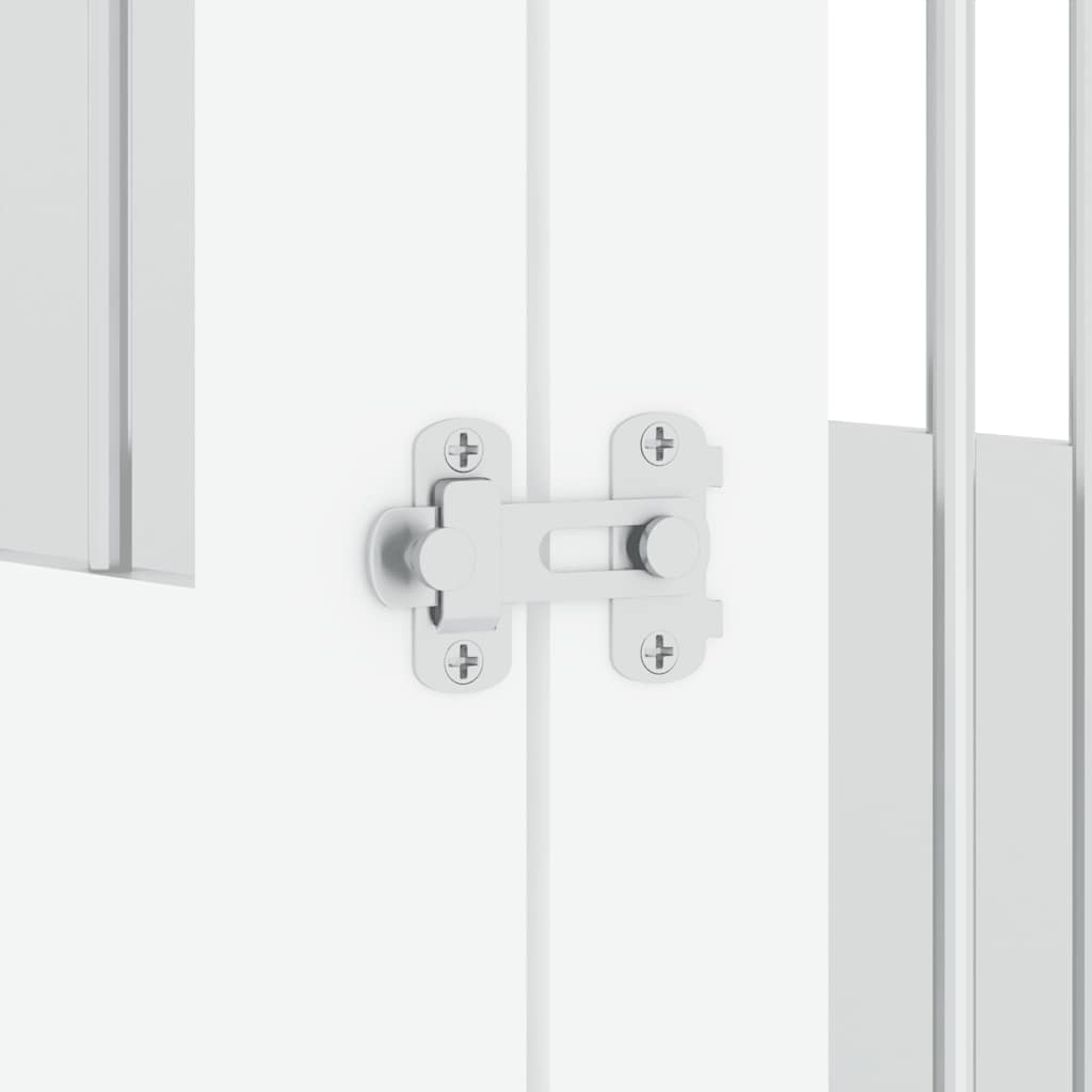 vidaXL Κλουβί Σκύλου Λευκό 55 x 80 x 68 εκ. από Επεξεργασμένο Ξύλο