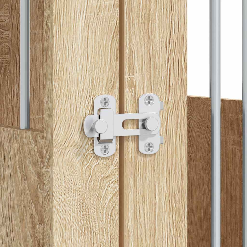 vidaXL Κλουβί Σκύλου Sonoma Δρυς 55 x 80 x 68 εκ. από Επεξεργ. Ξύλο