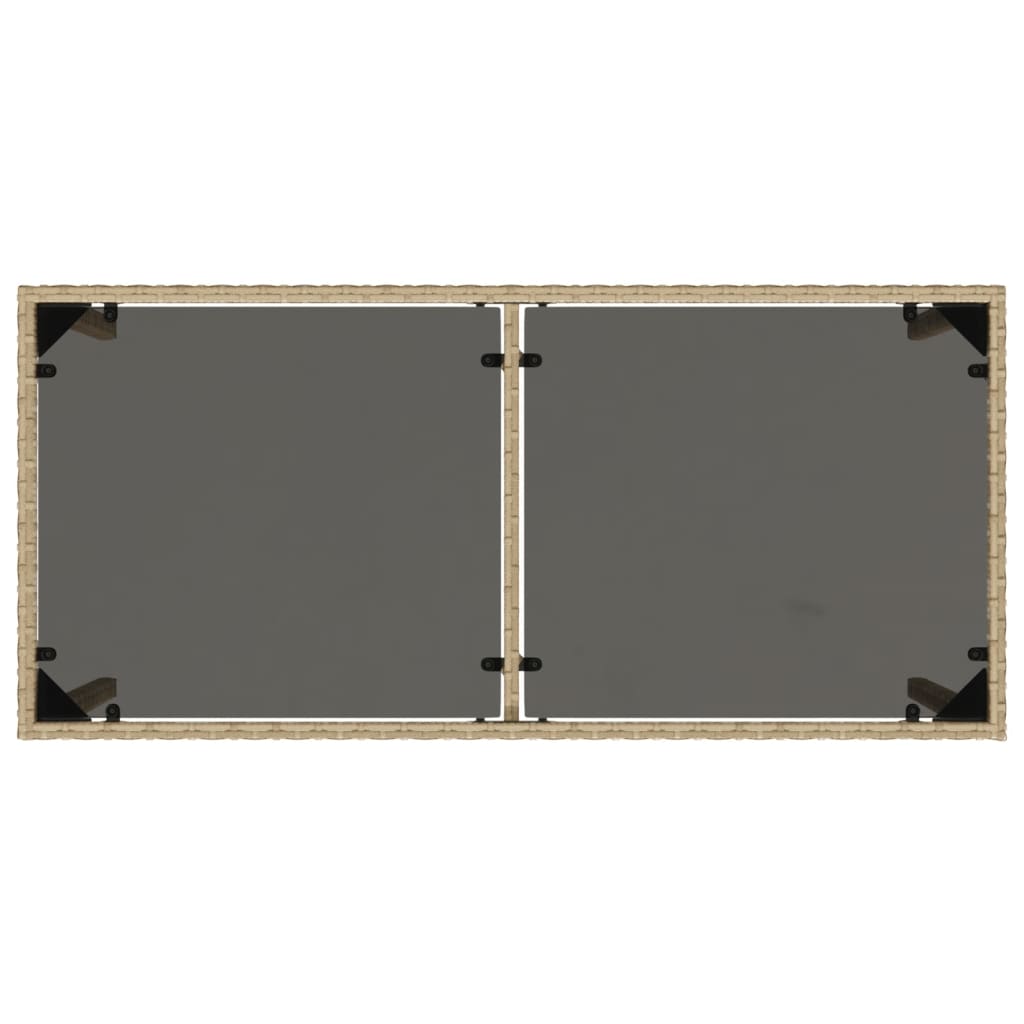 vidaXL Σετ Τραπεζαρίας Κήπου 5 τεμ. Μπεζ Συνθετικό Ρατάν με Μαξιλάρι