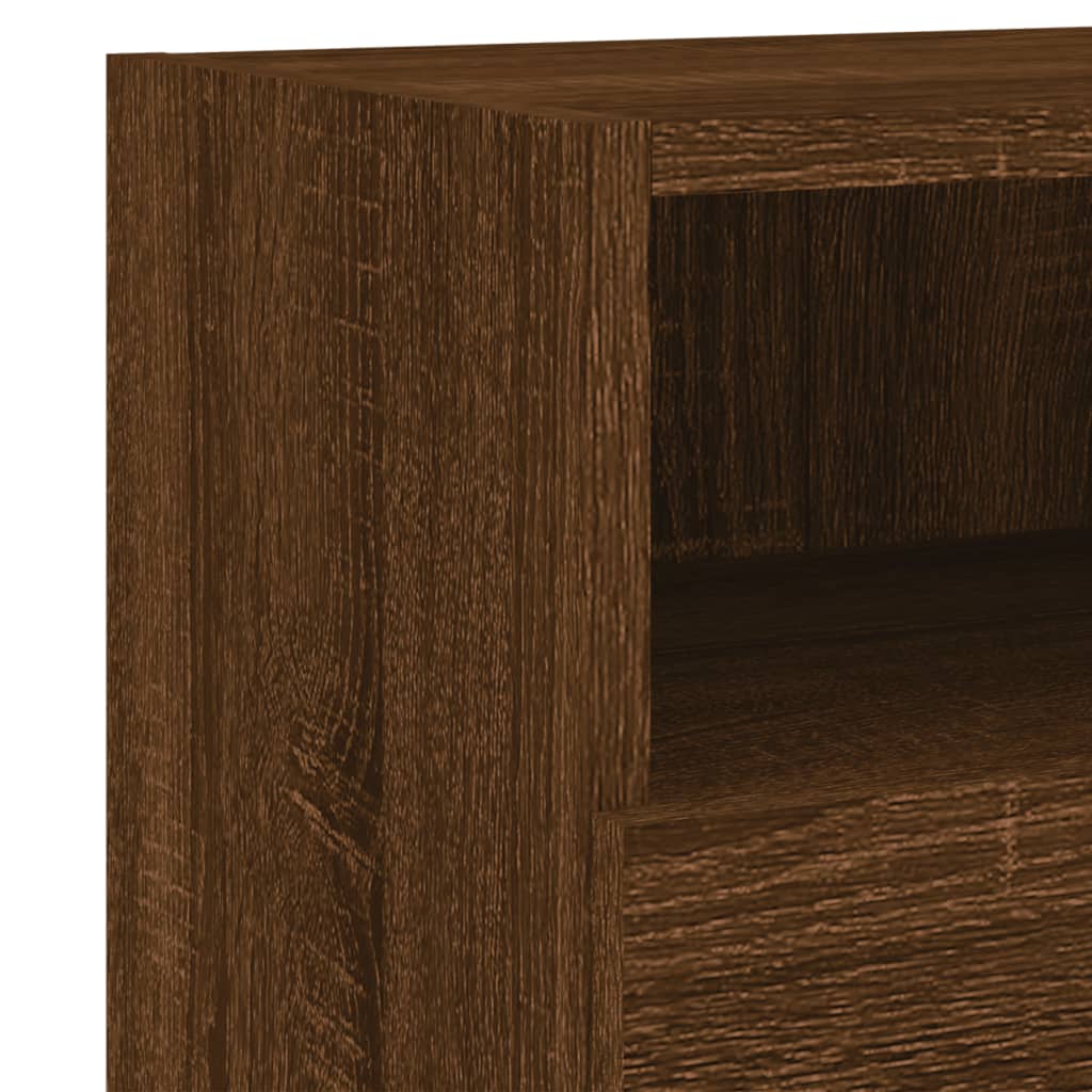 vidaXL Ντουλάπι Τοίχου Τηλεόρασης Καφέ Δρυς 60x30x30εκ. Επεξ. Ξύλο