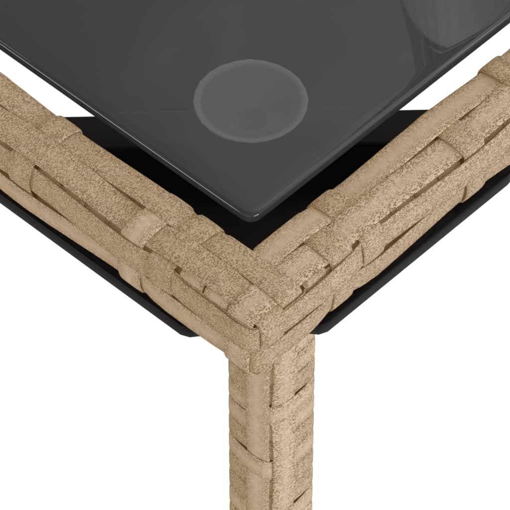 vidaXL Σετ Καναπές Κήπου 3 τεμ. Μπεζ Συνθετικό Ρατάν με Μαξιλάρια