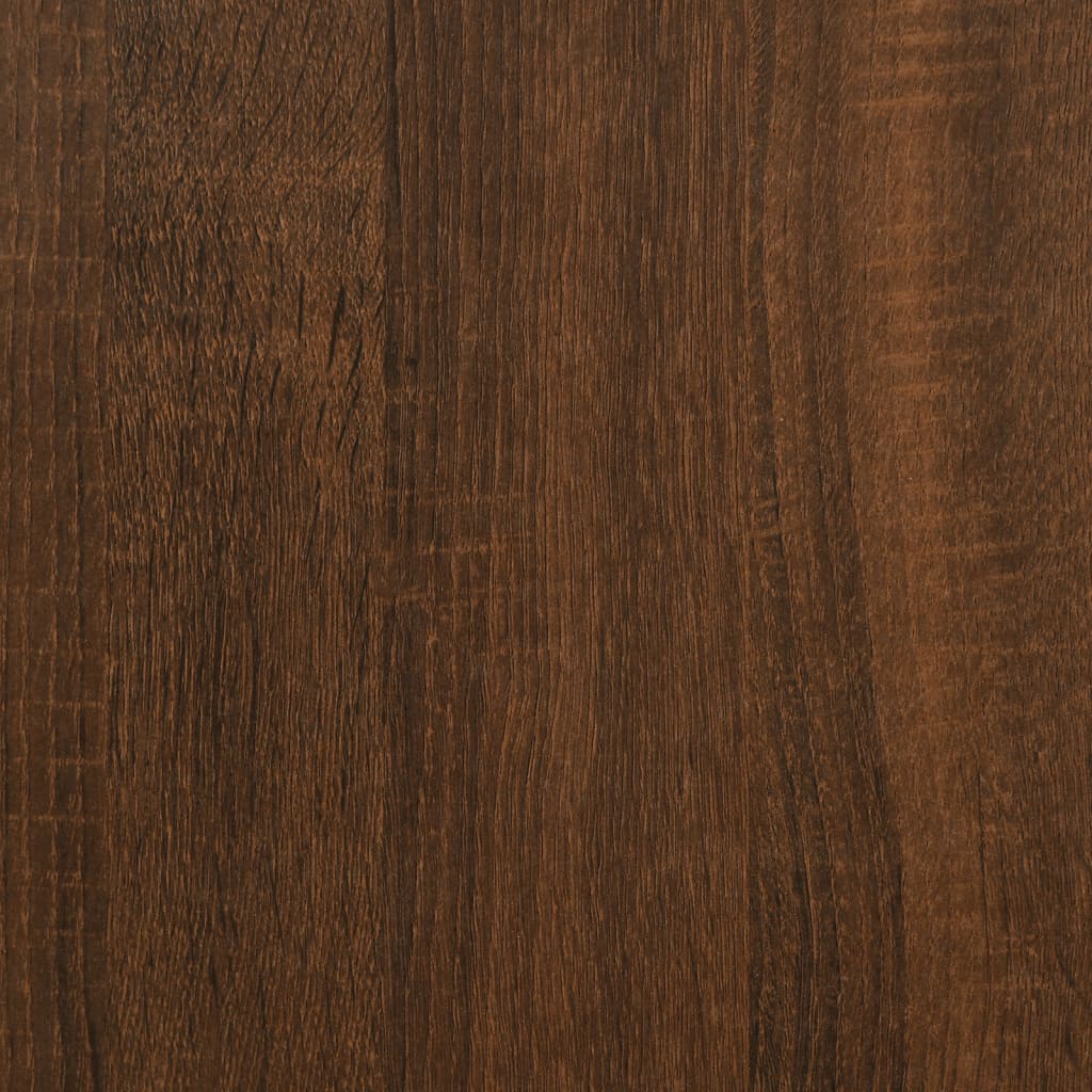 vidaXL Παγκάκι Αποθήκευσης Καφέ Δρυς 40x42,5x50 εκ. από Επεξ. Ξύλο
