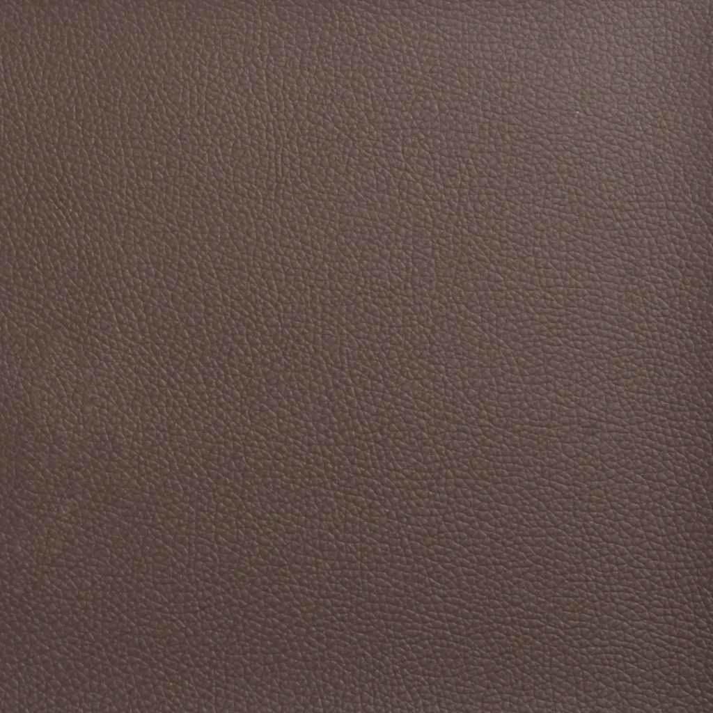 vidaXL Πλαίσιο κρεβατιού χωρίς Στρώμα Hvar Καφέ 180x200 εκ. Συνθετικό Δέρμα