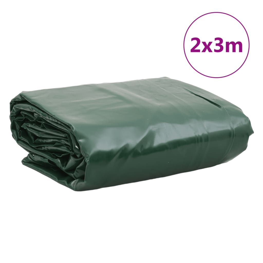 vidaXL Μουσαμάς Πράσινος 2 x 3 μ. 650 γρ./μ²