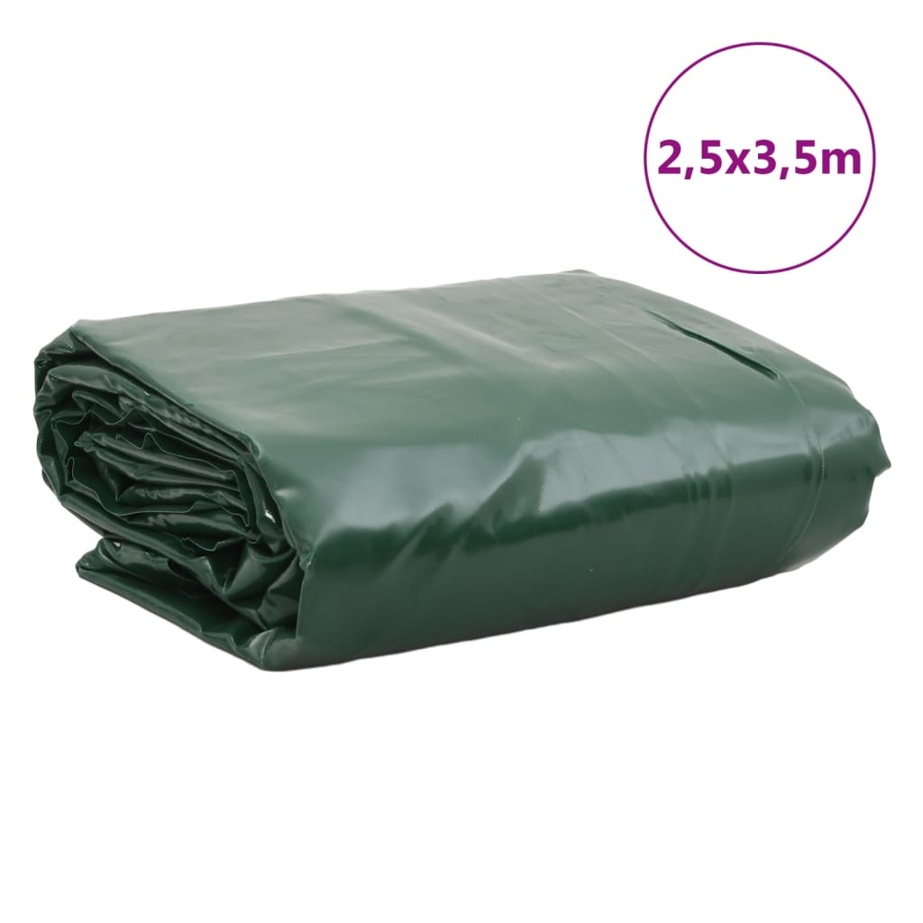 vidaXL Μουσαμάς Πράσινος 650 γρ./μ.² 2,5 x 3,5 μ.