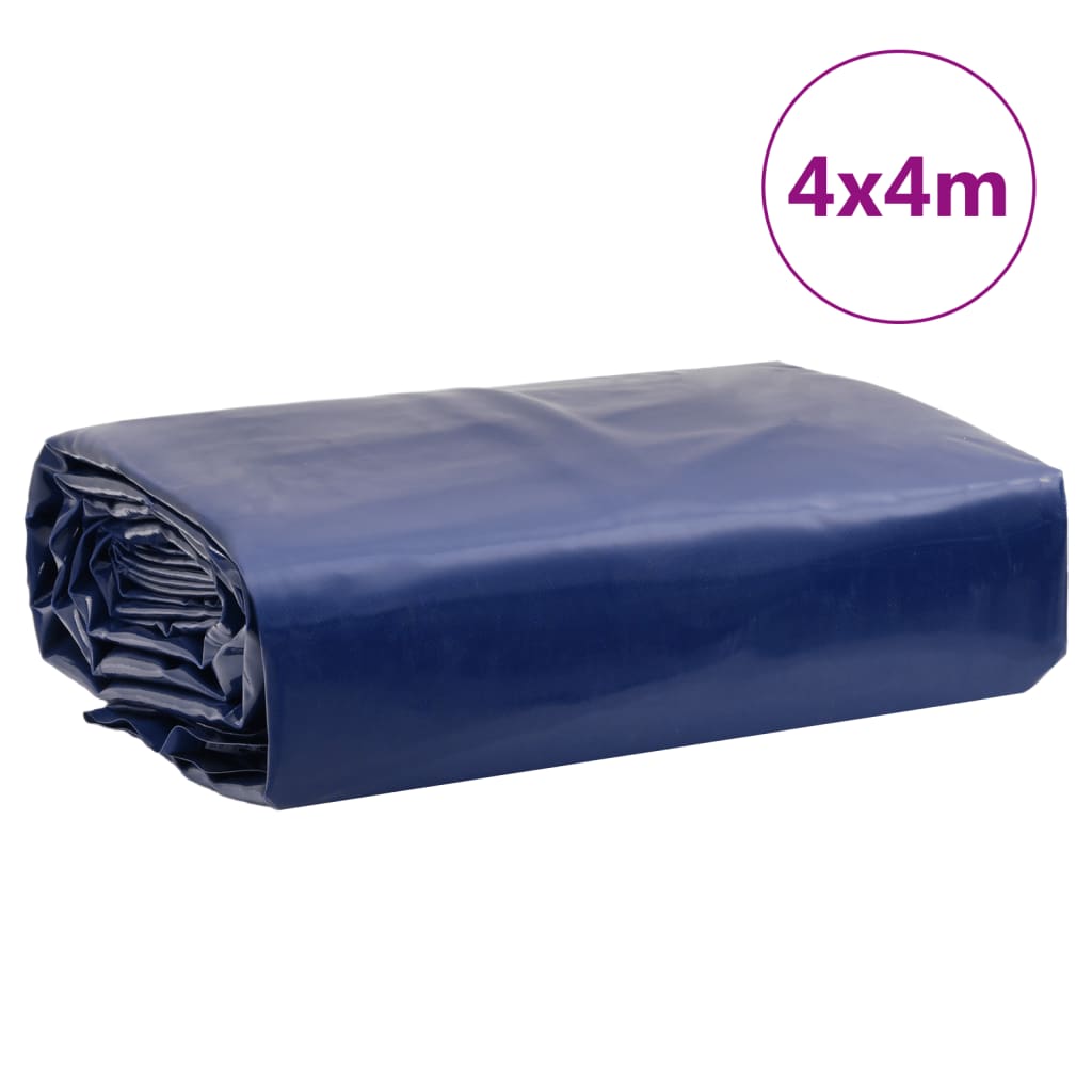 vidaXL Μουσαμάς Μπλε 4 x 4 μ. 650 γρ./μ²