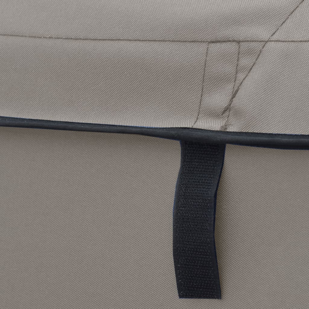 vidaXL Τέντα Σκάφους με 3 Αψίδες Τοιχώματα 183x(185-198)x137 εκ.