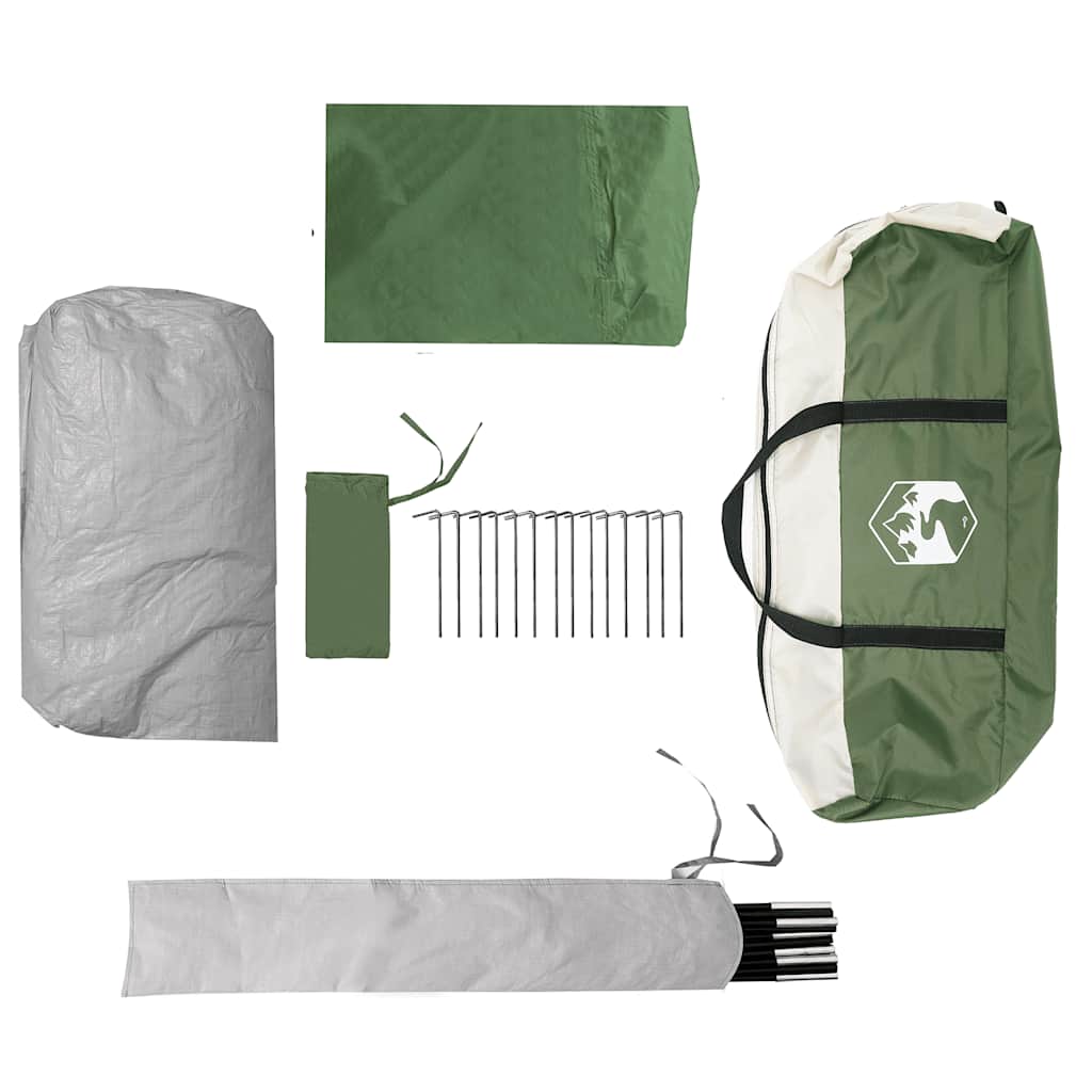 vidaXL Σκηνή Οικογενειακή Tipi 8 Ατόμων Αδιάβροχη Πράσινη