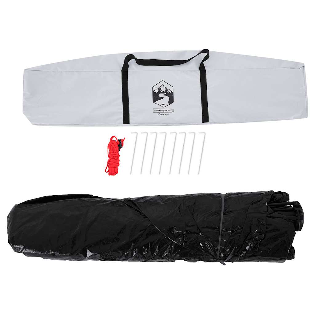 vidaXL Σκηνή Κάμπινγκ 1 Ατόμου Αδιάβροχη Λευκή Ύφασμα Συσκότισης