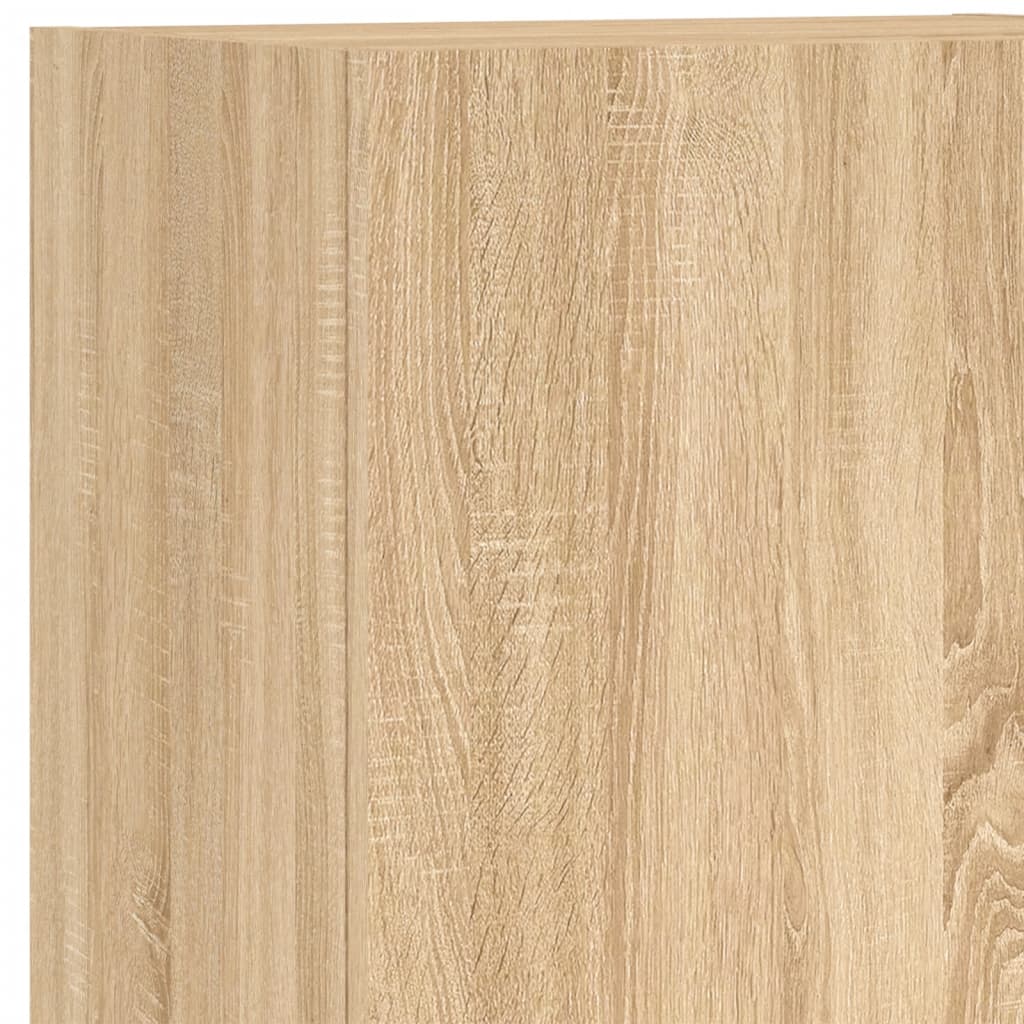 vidaXL Έπιπλα Τηλεόρασης Τοίχου 5 τεμ. Sonoma Δρυς από Επεξ. Ξύλο