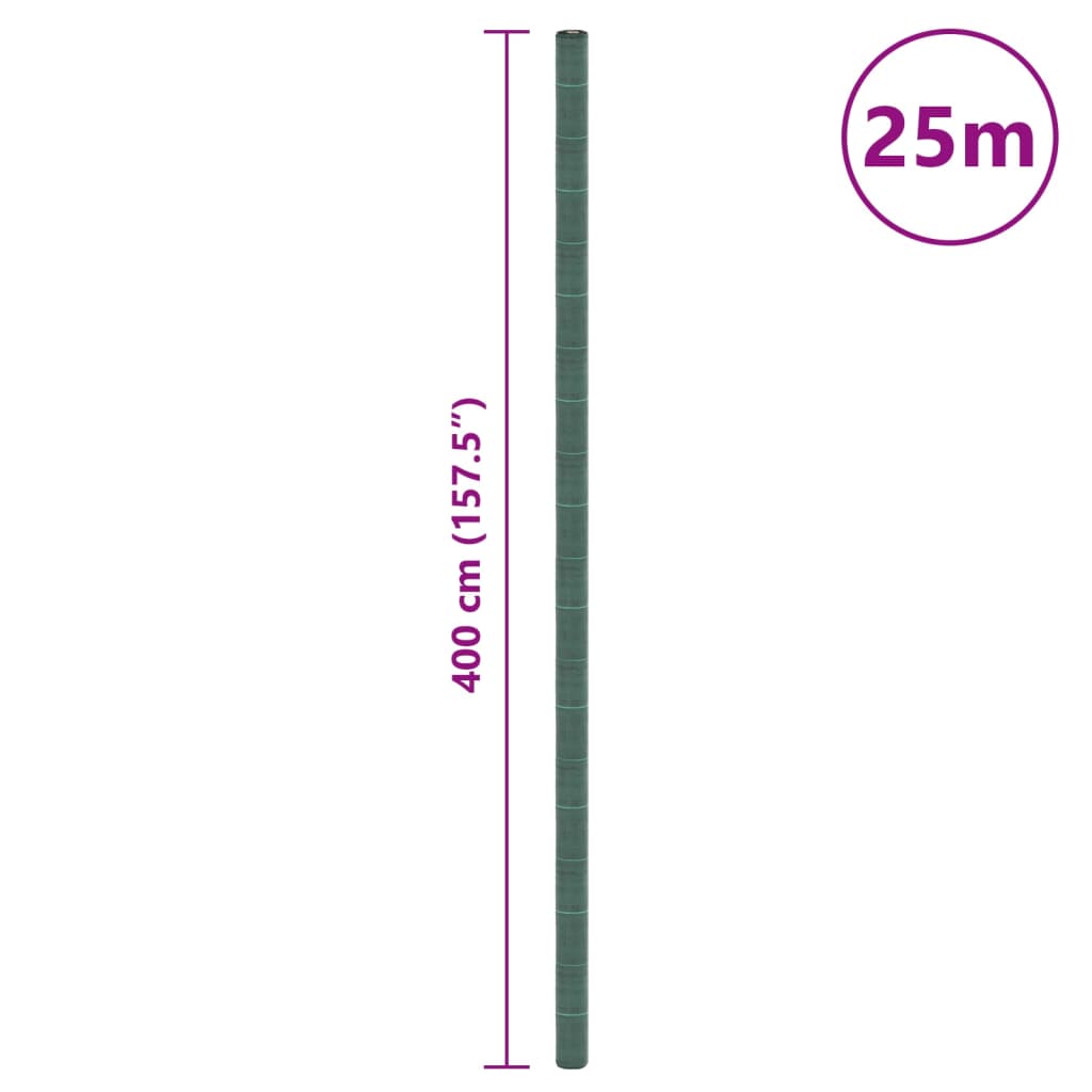 vidaXL Μεμβράνη Εδαφοκάλυψης Πράσινη 4x25 μ. από Πολυπροπυλένιο