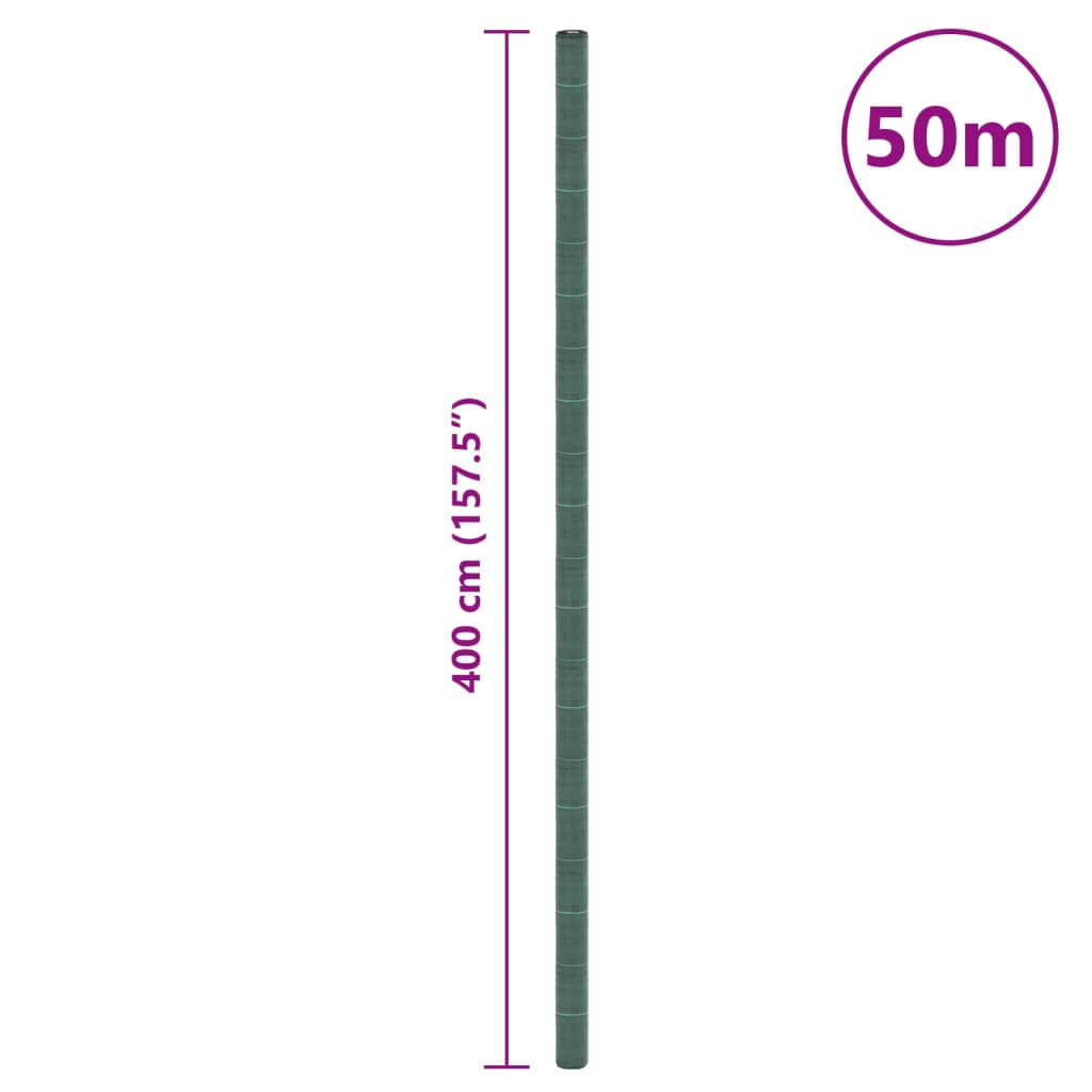 vidaXL Μεμβράνη Εδαφοκάλυψης Πράσινη 4x50 μ. από Πολυπροπυλένιο