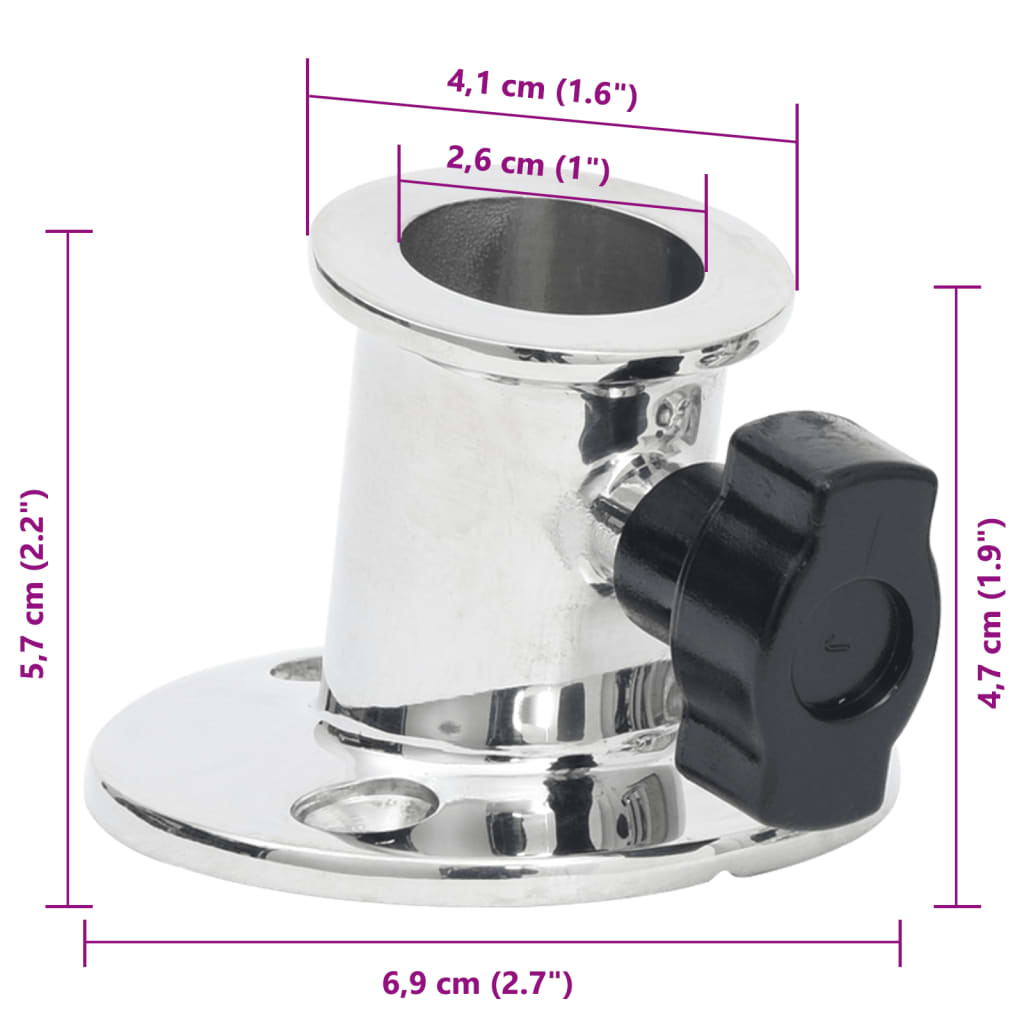 vidaXL Επέκταση Σκιάστρου Σετ Σχήμα Τ Μπλε 170x170x(113-182,5) εκ.