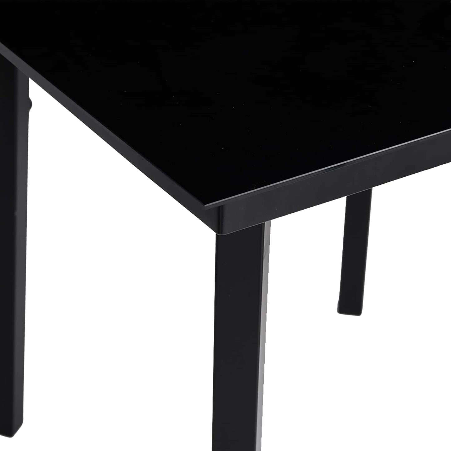vidaXL Σέτ φαγητού για κήπο 5 pcs Ανοιχτό γκρι συνθετικό ρατάν