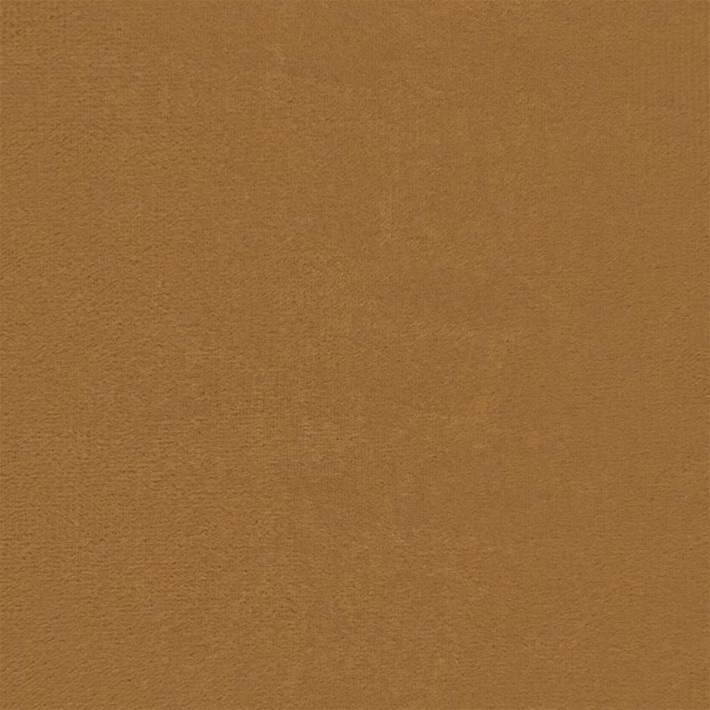 vidaXL Καναπές Τριθέσιος Καφέ 210 εκ. Βελούδινος