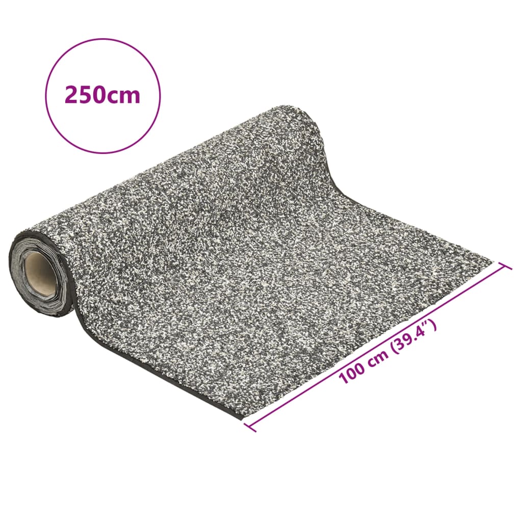 vidaXL Μεμβράνη Λίμνης με Όψη Πέτρας Γκρι 250 x 100 εκ.