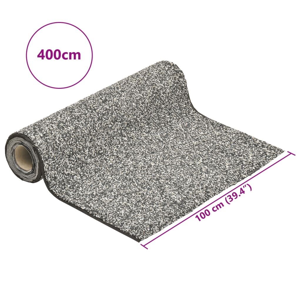 vidaXL Μεμβράνη Λίμνης με Όψη Πέτρας Γκρι 400 x 100 εκ.