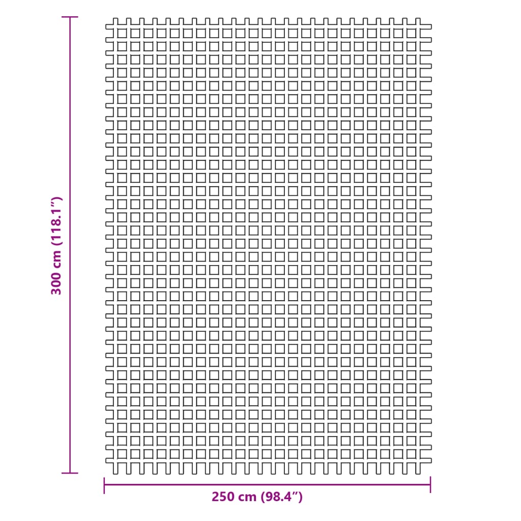 vidaXL Χαλί Σκηνής Πράσινο 3x2,5 μ.