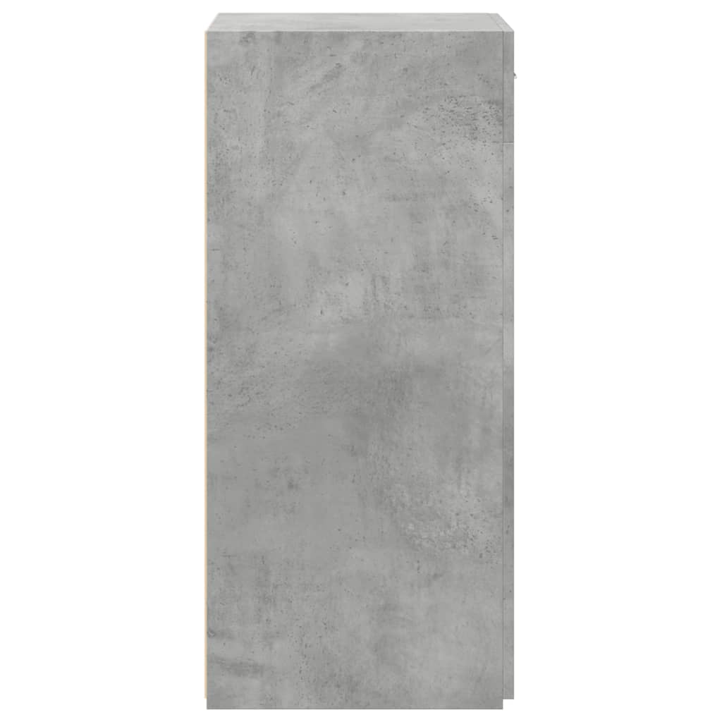vidaXL Ντουλάπι Γκρι Σκυροδέματος 50x42,5x93 εκ. Επεξεργασμένο Ξύλο