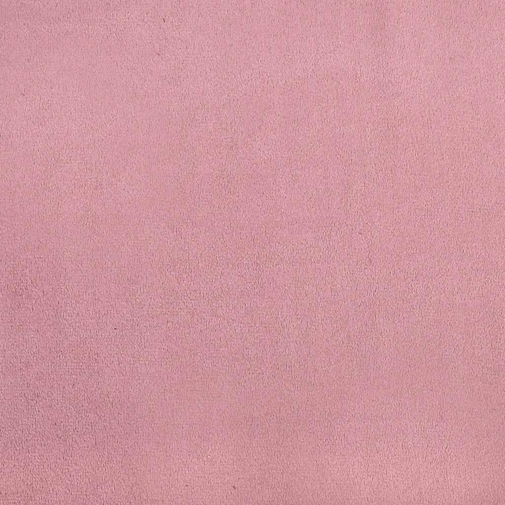 vidaXL Κρεβάτι Boxspring με Στρώμα Ροζ 120x190 εκ. Βελούδινο