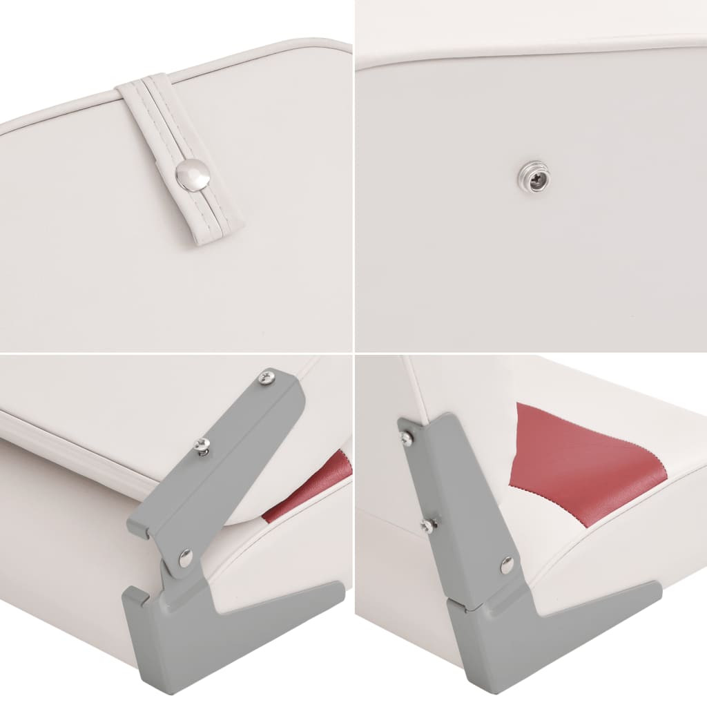 vidaXL Κάθισμα Σκάφους Πτυσσόμενο με Ψηλή Πλάτη 44x38x55 εκ.